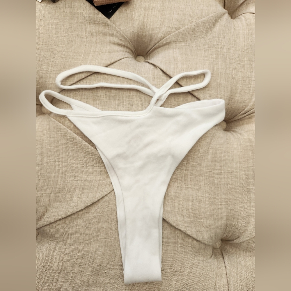 AYAI Chic White Bikini Bottom